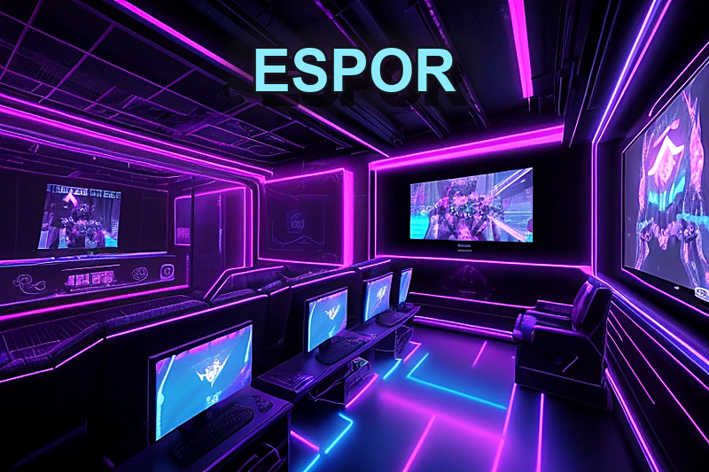 E-spor turnuvası büyük ekran
